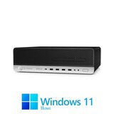 Calculatoare HP EliteDesk 800 G5 SFF, Hexa Core i5-8500, 512GB SSD, Win 11 Home